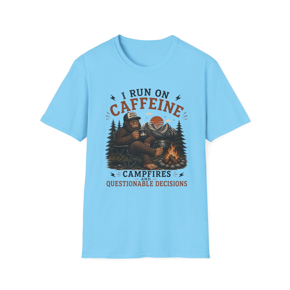 Caffeine and Campfires T-Shirt