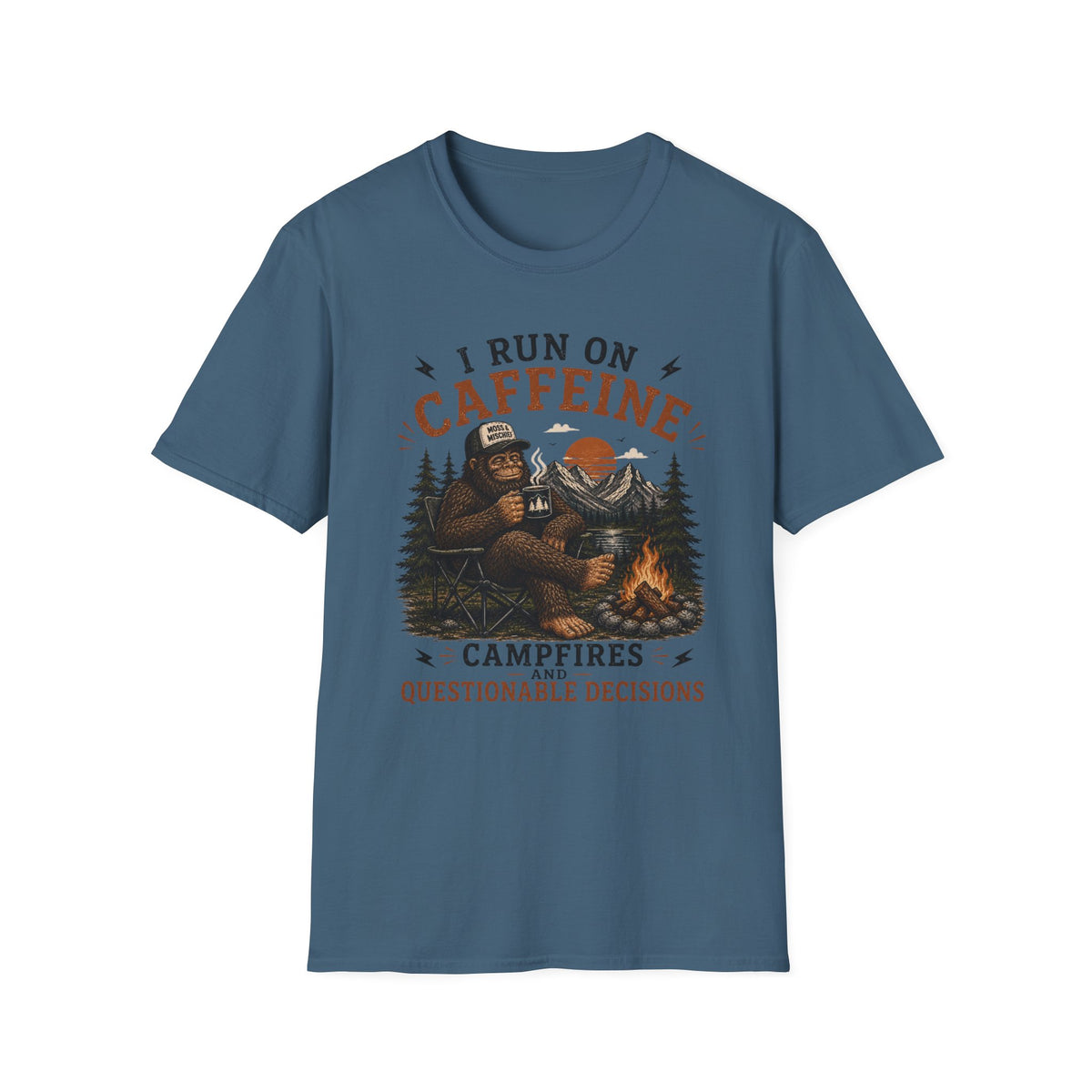 Caffeine and Campfires T-Shirt
