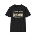 Paper Map Generation T-Shirt