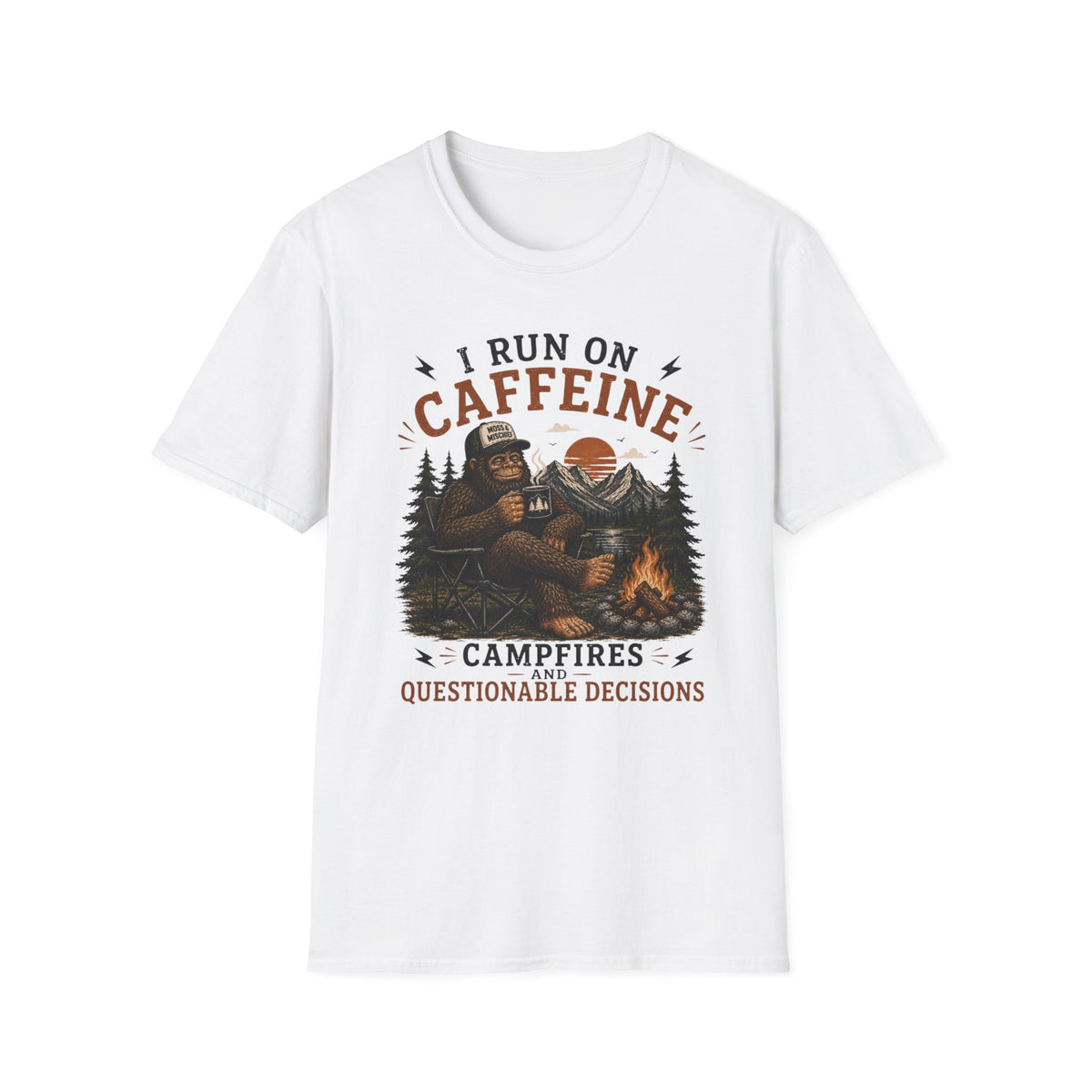 Caffeine and Campfires T-Shirt