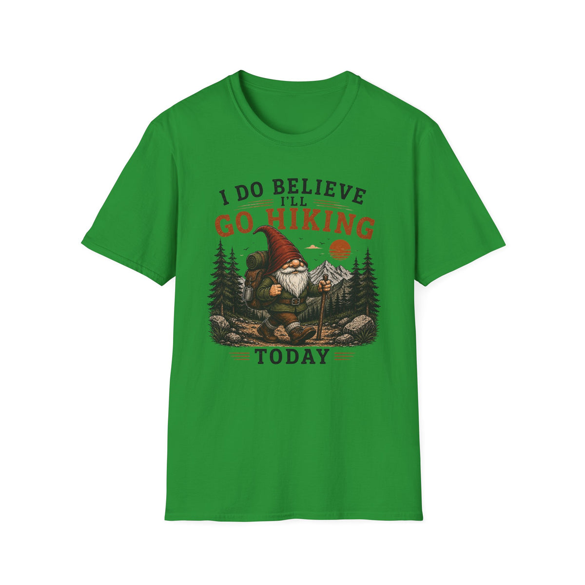 Go Hiking Gnome T-Shirt