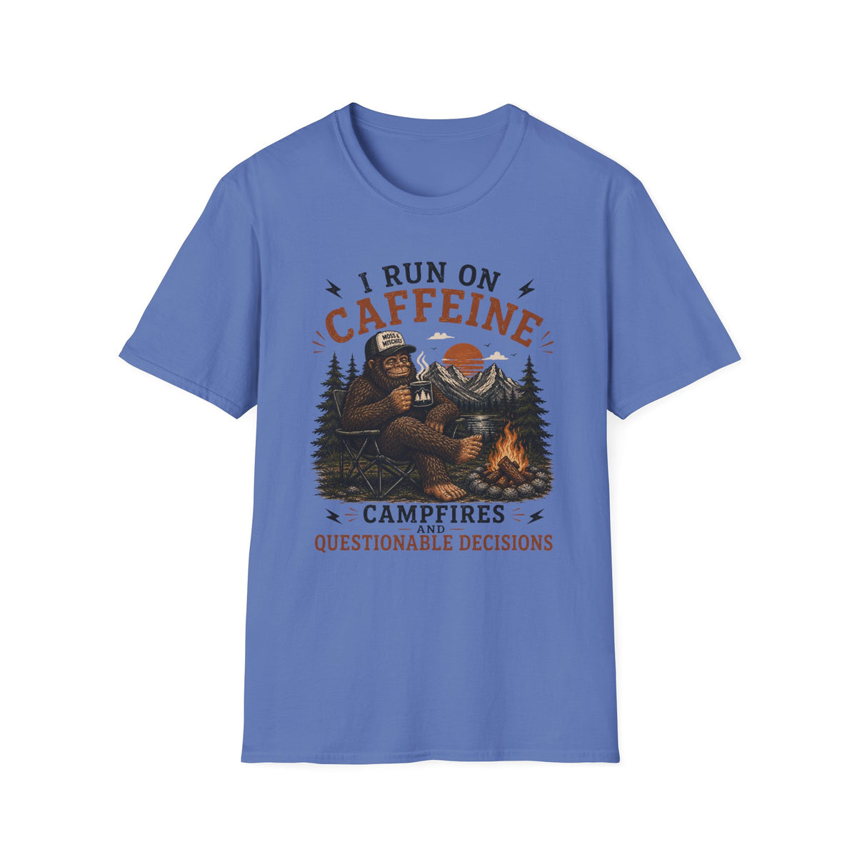 Caffeine and Campfires T-Shirt