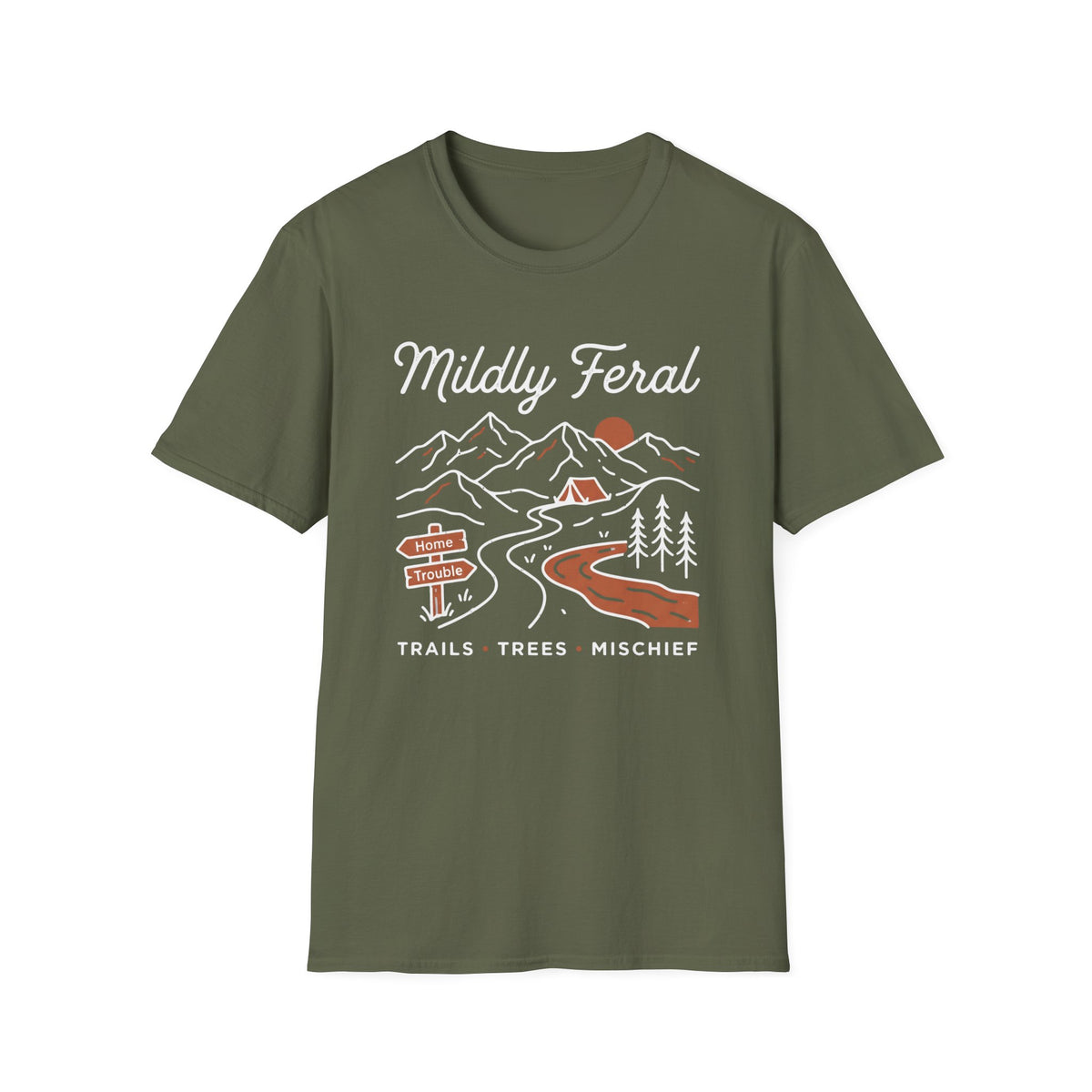 Mildly Feral dk T-Shirt