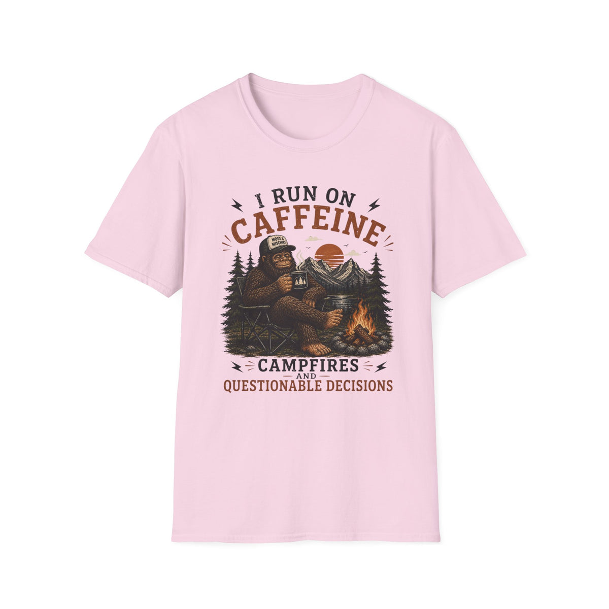 Caffeine and Campfires T-Shirt