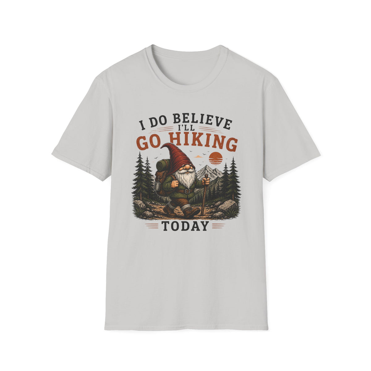 Go Hiking Gnome T-Shirt