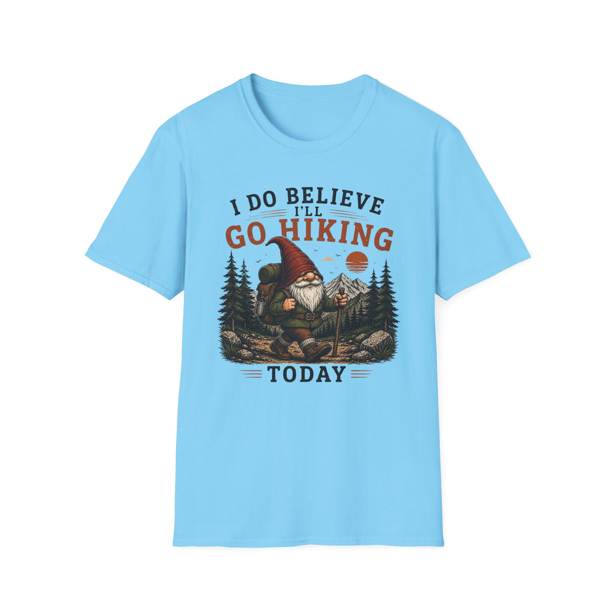Go Hiking Gnome T-Shirt