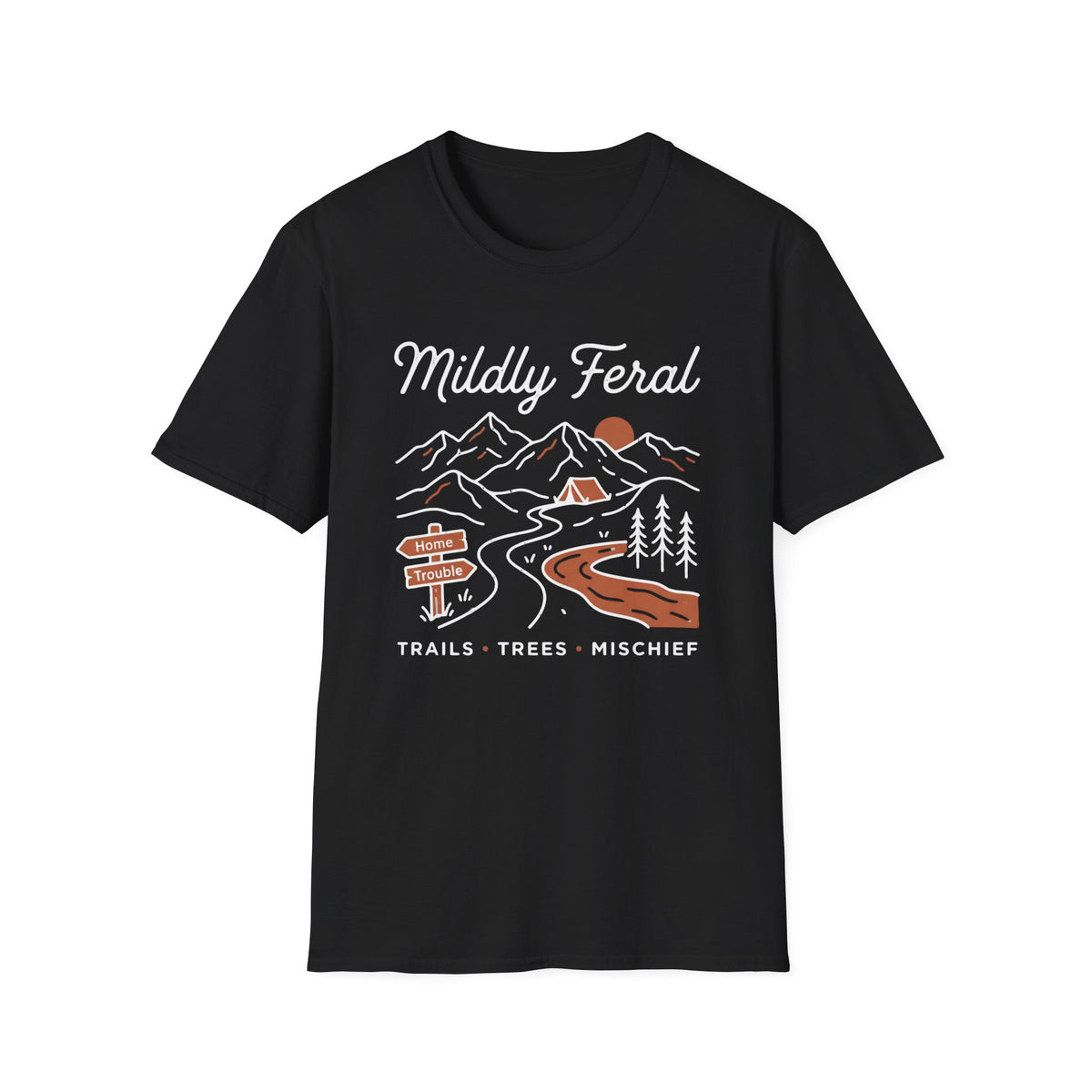 Mildly Feral dk T-Shirt